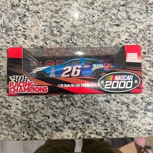 Nascar Racing Champions 2000 Die-Cast Car - Blue and Red